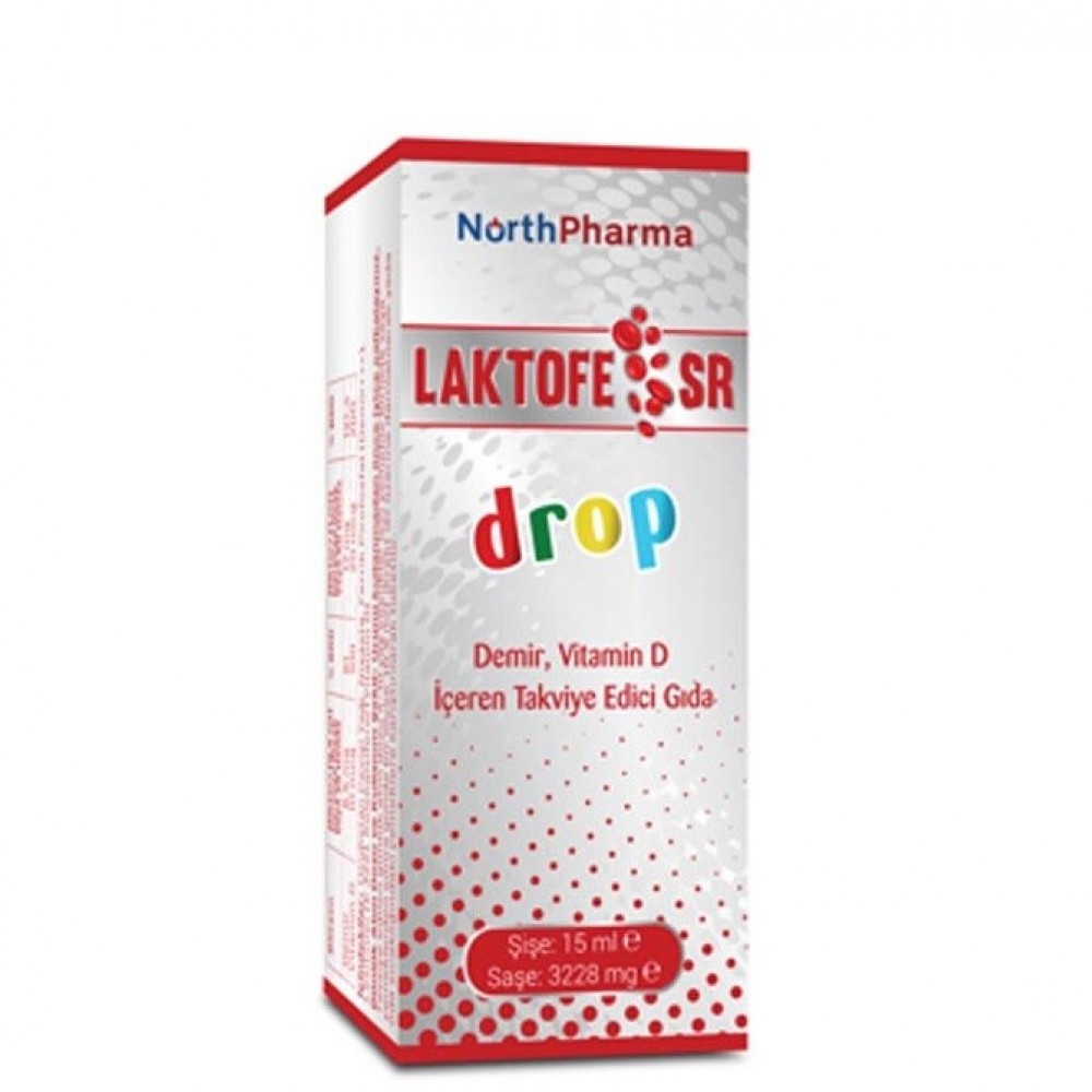 Laktofe SR Drop Demir Vitamin D 15ml Damla